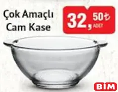 ÇOK AMAÇLI CAM KASE